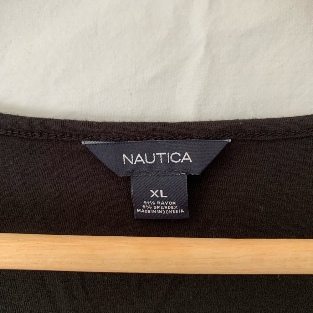 Nautica Ruffle Neck Tank Top - Picture 3 of 10